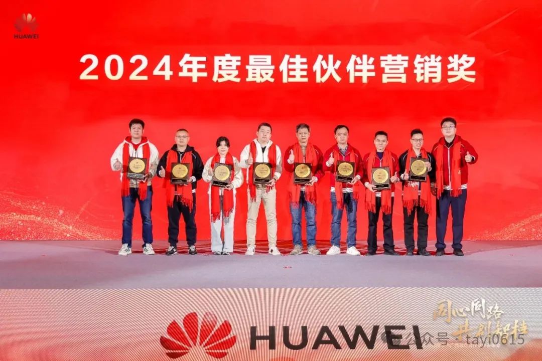2024年度华为广西政企合作伙伴答谢会成功举办,塔易技术荣获五大重磅奖项