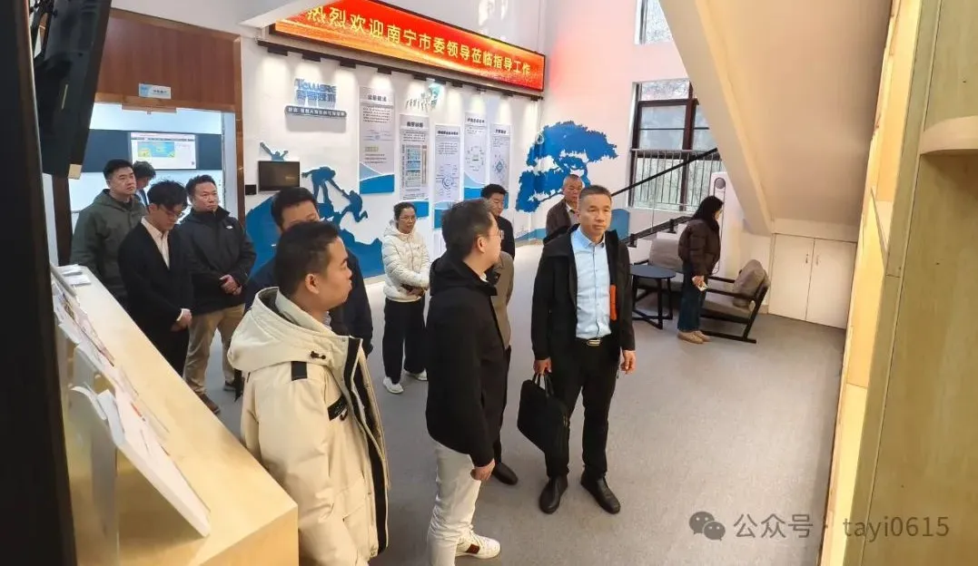 简讯:南宁市委工作组莅临塔易技术调研,助力企业“加速跑”